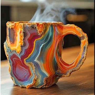 400ml Resin Mineral Crystal Coffee Mugs With Handles Elegant Fake Mineral Crystal Cup For Workplace Home Decor Christmas Gift Kitchen Gadgets 400ml Resin Mineral Crystal Coffee Mugs With Handles Elegant Fake Mineral Crystal Cup For Workplace Home Decor Christmas Gift Kitchen Gadgets